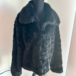 Forever 21 Black Teddy Jacket